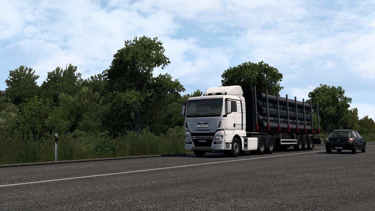 Ruta ETS2 Man TGX Pscov - Varsovia | Xenon