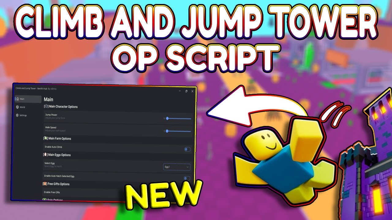 *NEW* Climb and Jump Tower OP Script (PASTEBIN) 2025
