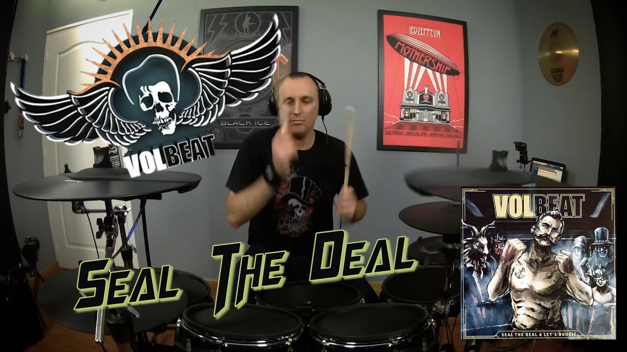 VOLBEAT - SEAL THE DEAL DRUM COVER BY NICOLAS BELLEVILLE