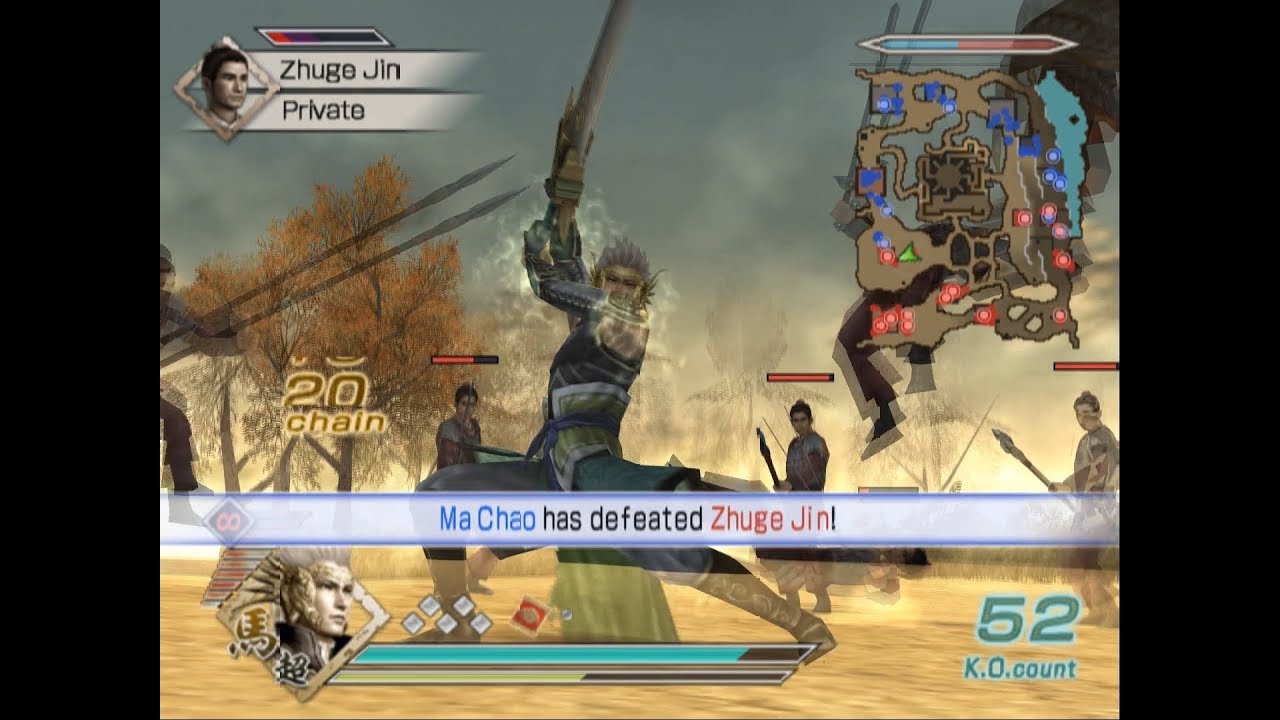 Dynasty Warriors 6 Special - Ma Chao Musou Mode - Chaos Difficulty - Battle of Yi Ling