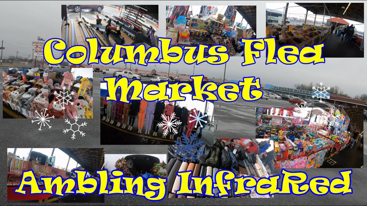 Columbus Outdoor/Indoor Flea Market - DECEMBER - 4K - Rt 206 - Columbus NJ