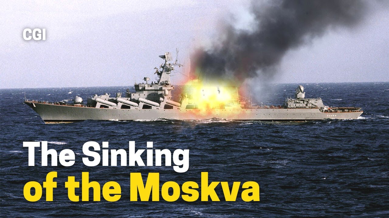 Russian cruiser Moskva has sunk! Did small missiles sink the giant Slava class cruiser in Black Sea?
