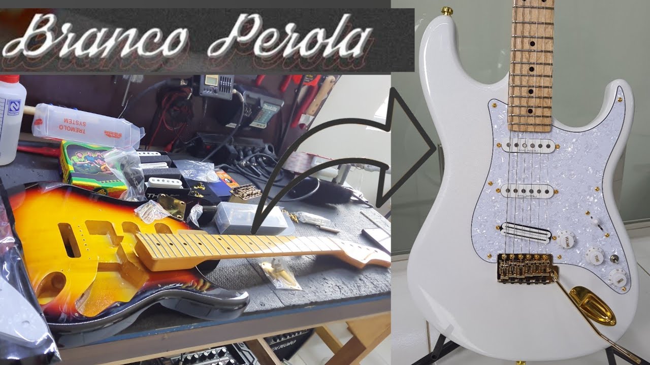 Tg530 Pintura / Transformação Branco Pérola com ferragens douradas