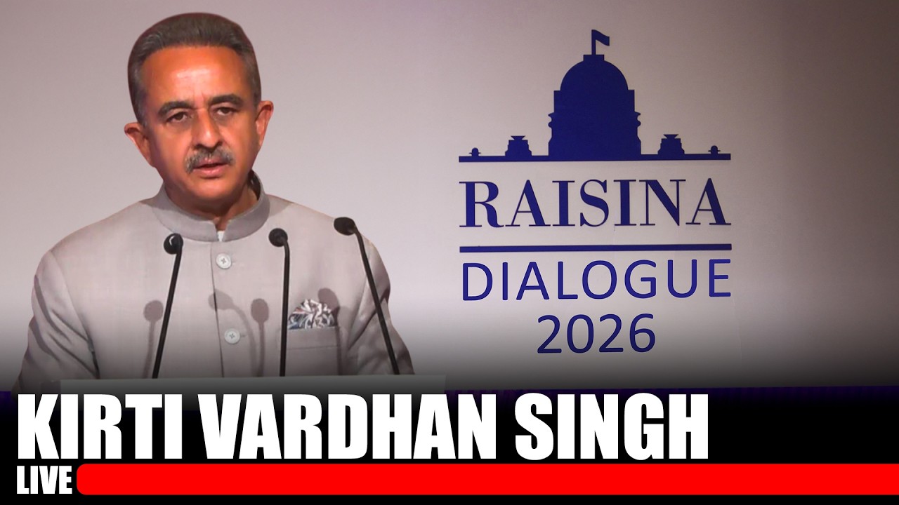 LIVE: Raisina Dialogue 2026- Day 2 I Ministerial Remarks - MoS, MEA Kirti Vardhan Singh