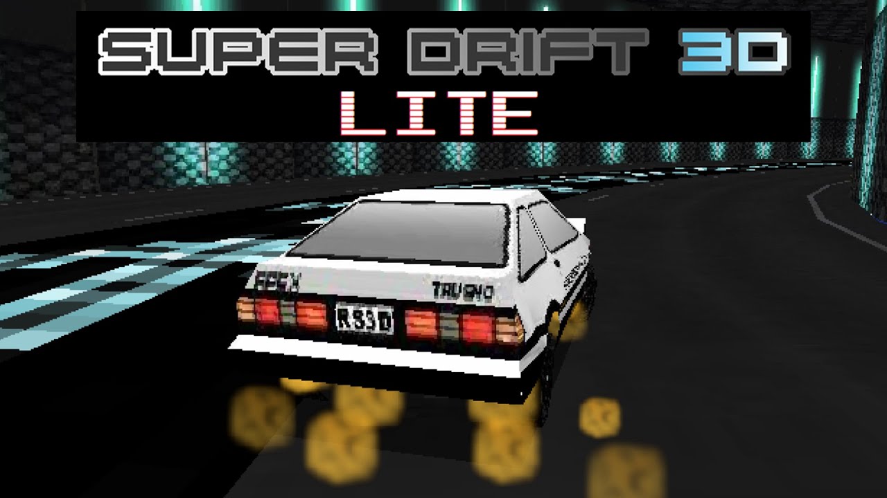 Super Drift 3D Lite Gameplay (Super Drift 3D MOD)