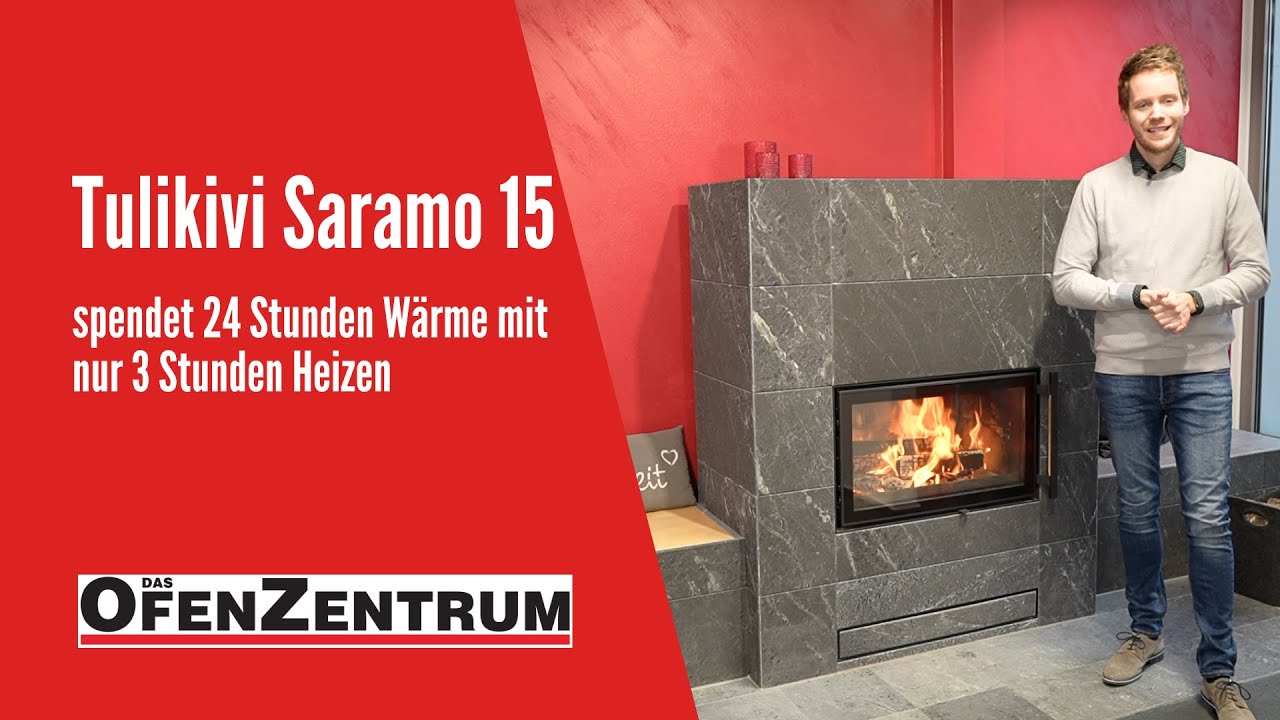 Tulikivi Saramo Trio 15 Nobile: spendet 24 Stunden Wärme mit nur 3 Stunden Heizen - DAS OFENZENTRUM