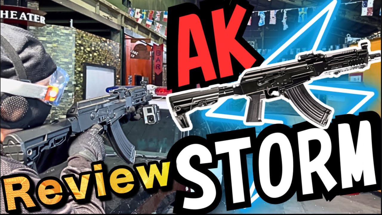 【サバゲー装備紹介】次世代電動ガンAKストーム実射レビュー！