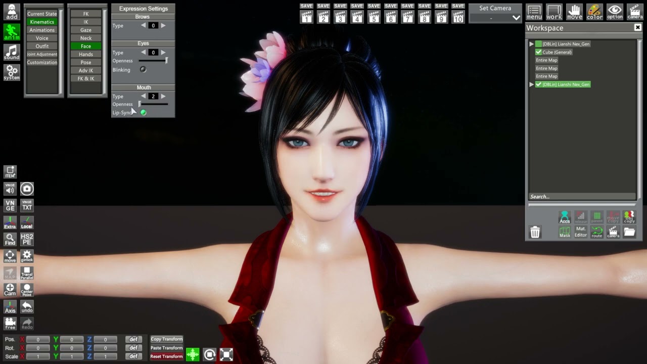 HS2 [DBLin] DynastyWarrior : Lianshi Head mod