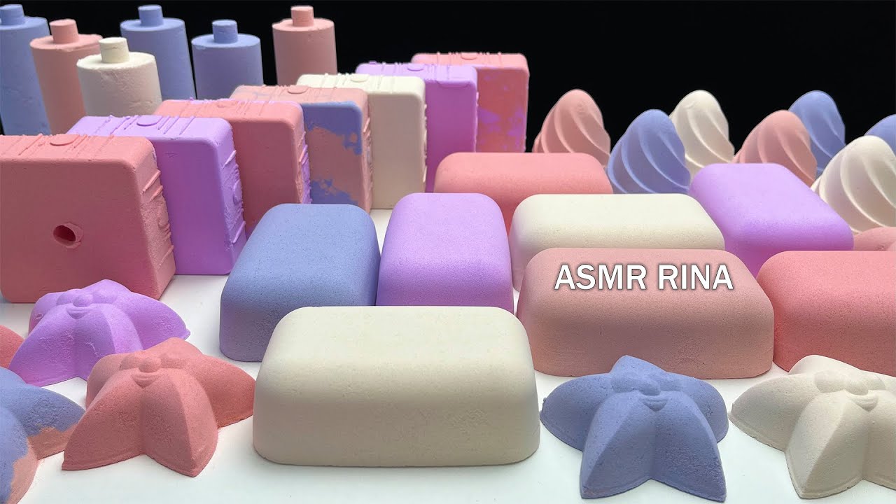 ASMR soft colors baking soda