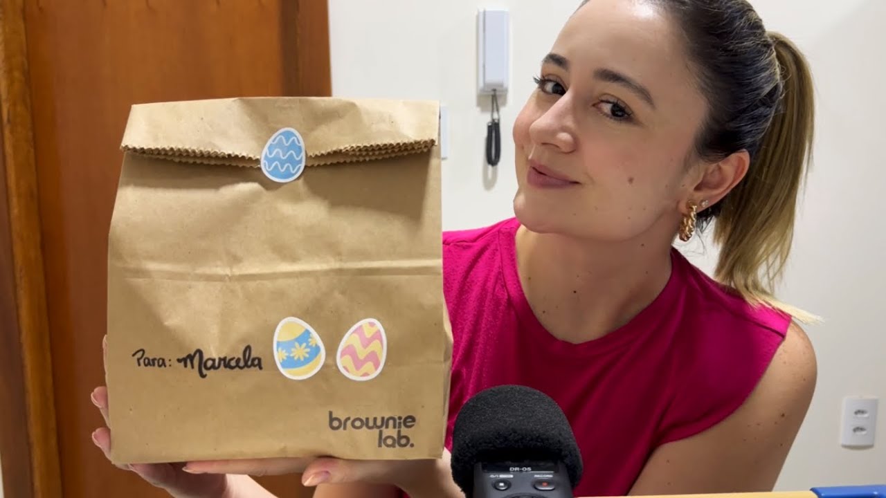 ASMR: PROVANDO DELÍCIAS DE PÁSCOA