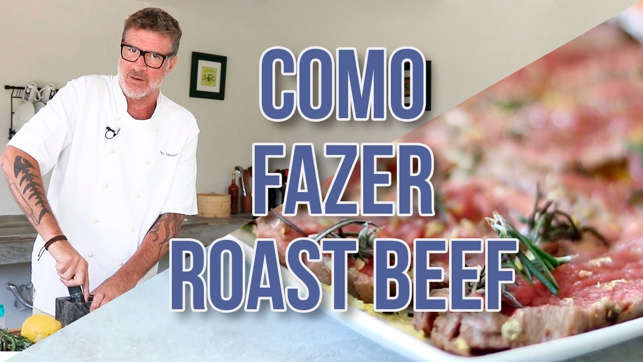 Receita de como fazer Roast Beef (Rosbife)
