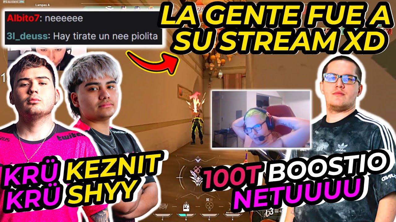 KEZNIT Y SHY SE ENFRENTAN A 100T BOOSTIO EN RANKED Y LA GENTE VA a SU STREAM A PEDIRLE UN 