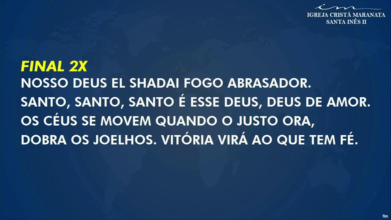 CULTO DE DOMINGO 04/01/2026