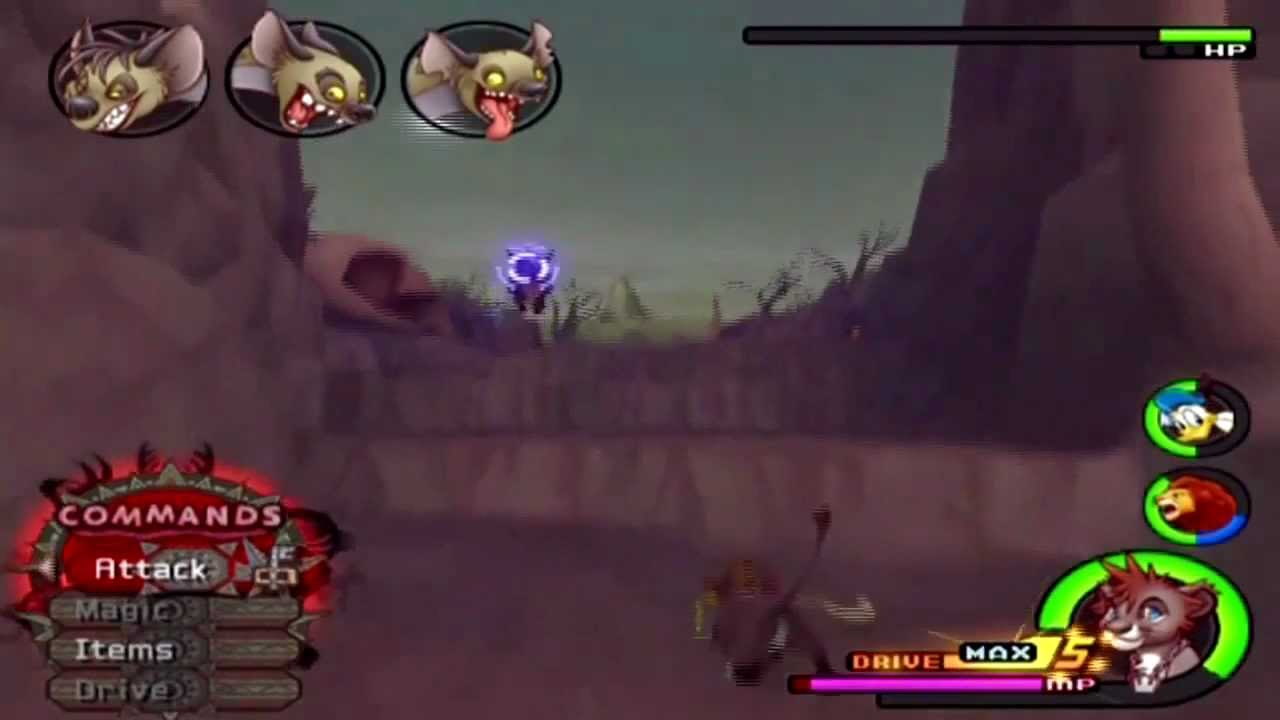 Kingdom Hearts II - Banzai, Shenzi & Ed (Elephant Graveyard)