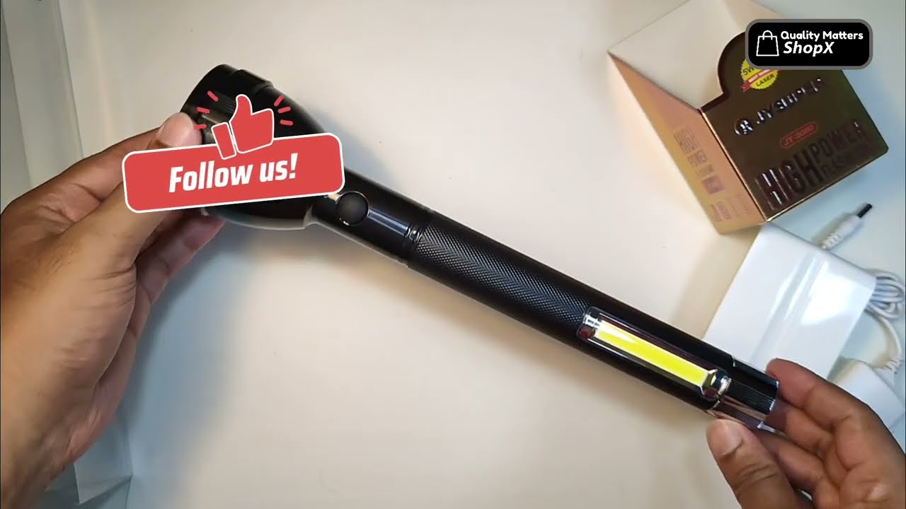 JY Super JY-2080 High Power Flashlight | Torch Light Price in Bangladesh | ShopX