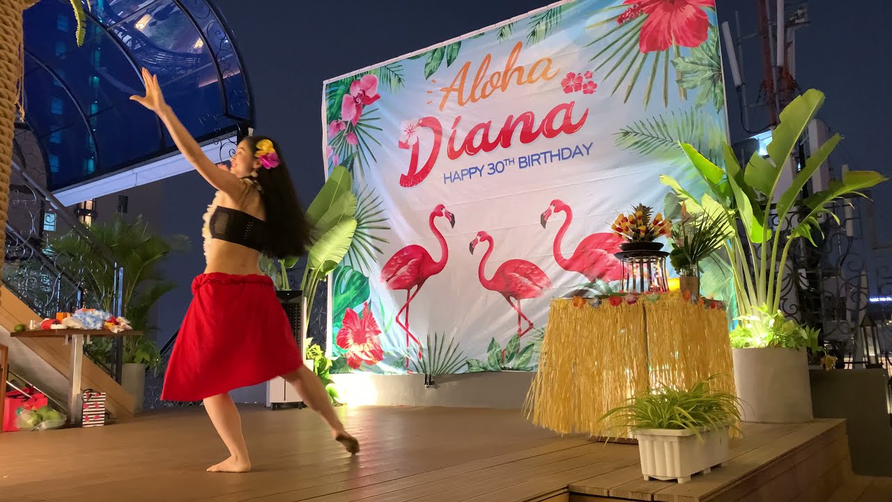 Tu'e Popo Choreography - Performance at a private birthday party, by Lien Huong / 'Ori Tahiti Smile