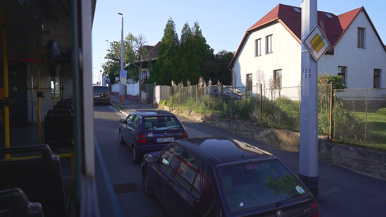 Czech Republic, Prague, tram 10 ride from Březiněveská to Vozovna Kobylisy