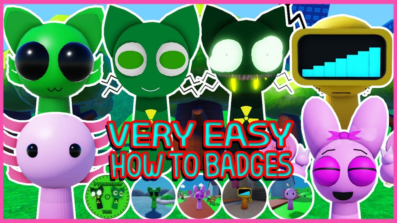 Roblox - Update - Gamepass And How to get 4 New Badges in Sprunki RP 3D Morphs [NEW SPRUNKIS]