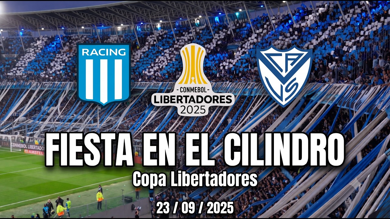 💙🤍 Una Fiesta Única en El Cilindro en 4K | Recibimiento de Racing en la Libertadores 2025