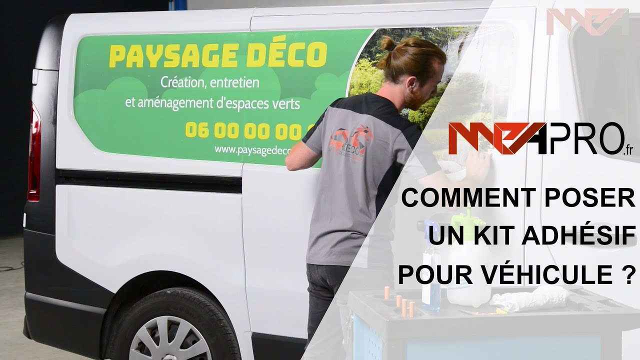 Comment poser un kit adhésif pour flocage de véhicule ? Multi Passions Adhésif - MPA