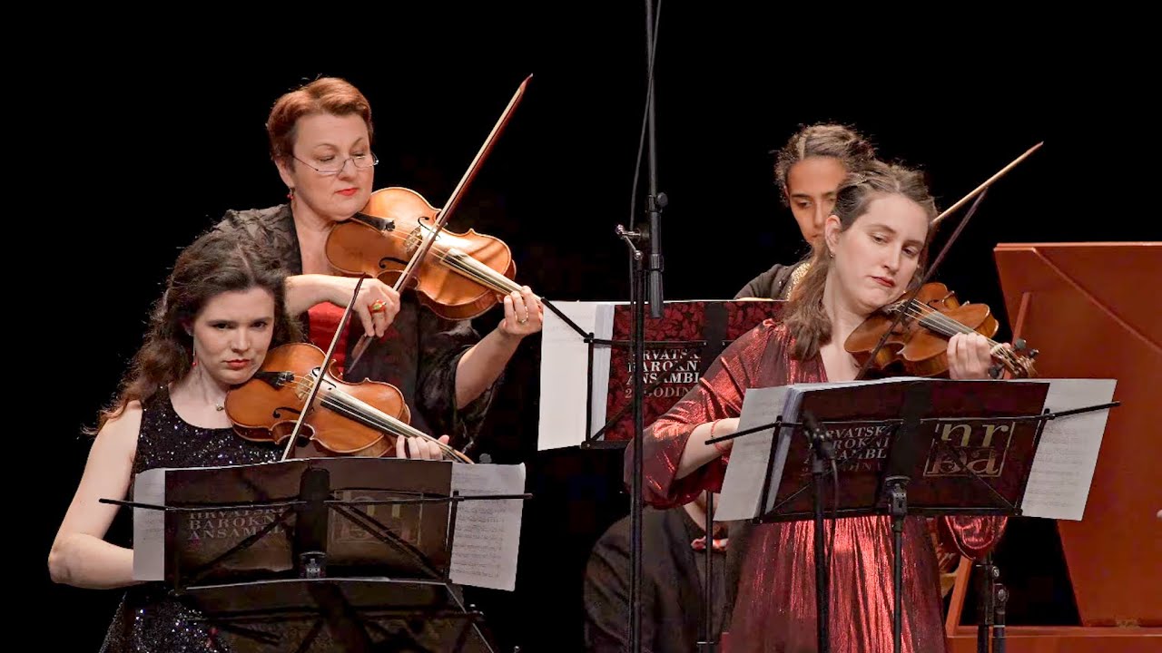 VIVALDI - La verità in cimento - sinfonia - Croatian Baroque Ensemble & MAURO COLANTONIO LIVE 4K