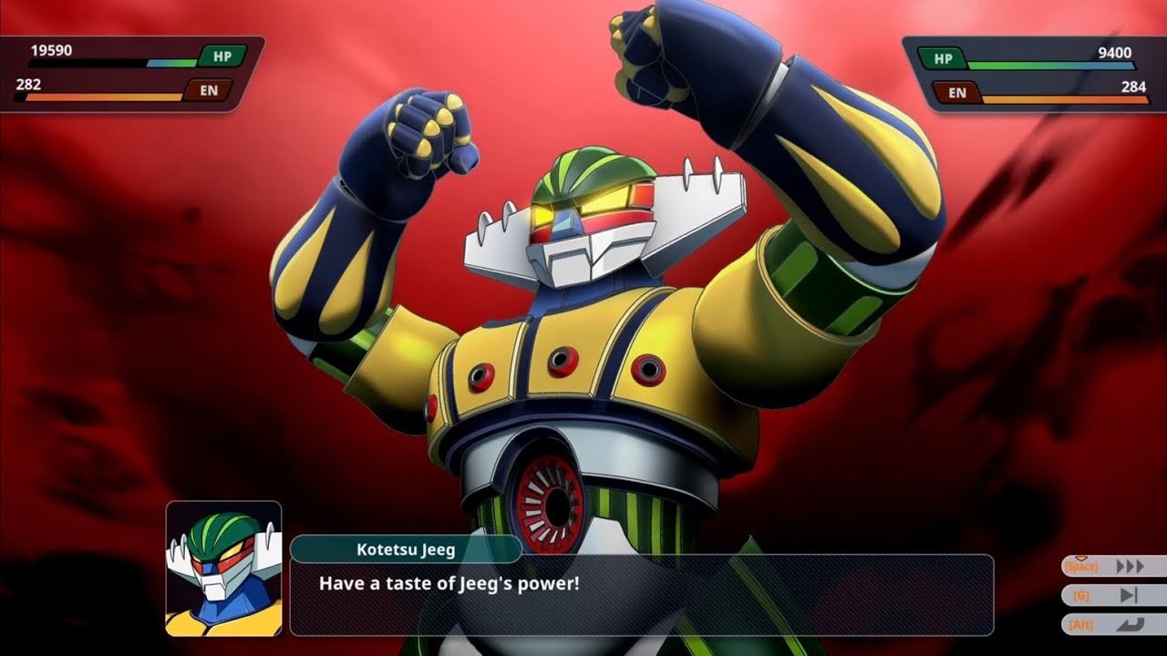 SRW Y (4K) : Kotetsu Jeeg All Attacks