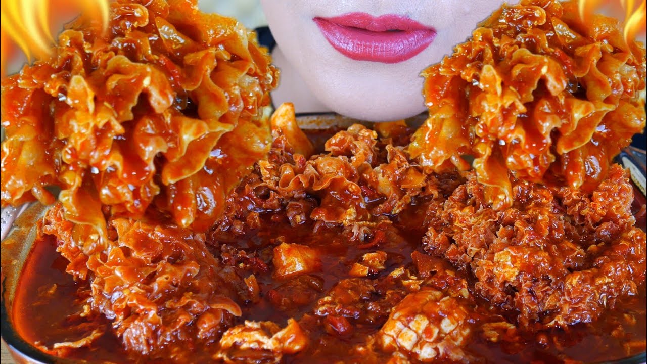 ASMR SEBLAK JAMUR SALJU VIRAL PEDAS NYELEKIT | ASMR MUKBANG INDONESIA