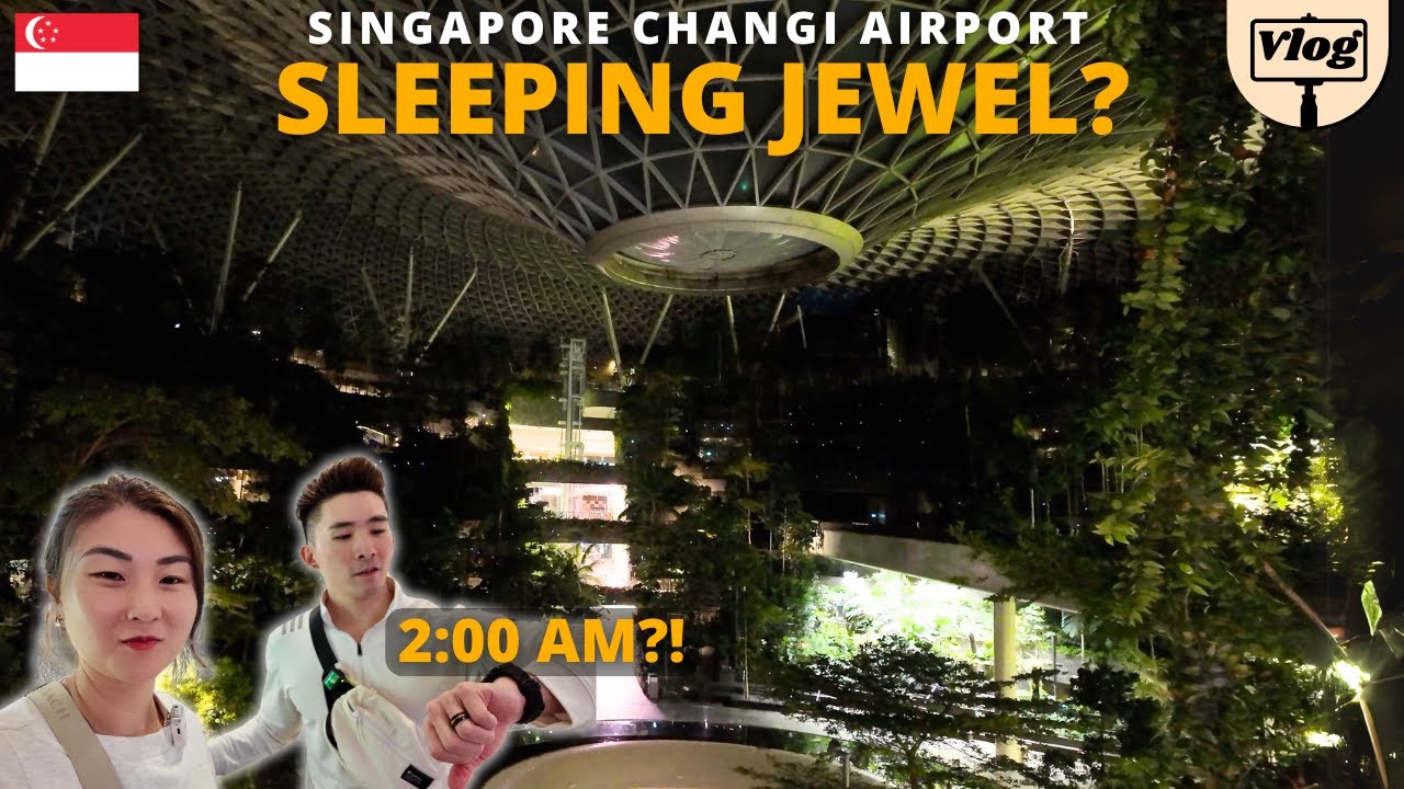 Landing in Singapore Changi Airport After Midnight. What do we do? [VLOG]