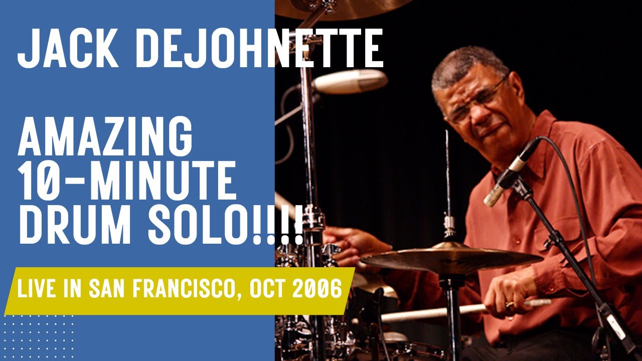 One of the greatest drummers ever - Jack DeJohnette incredible drum solo