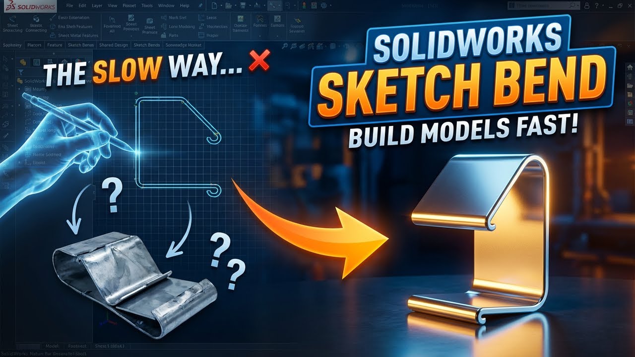 SolidWorks Sketch Bend | Build Better Sheet Metal Models Fast