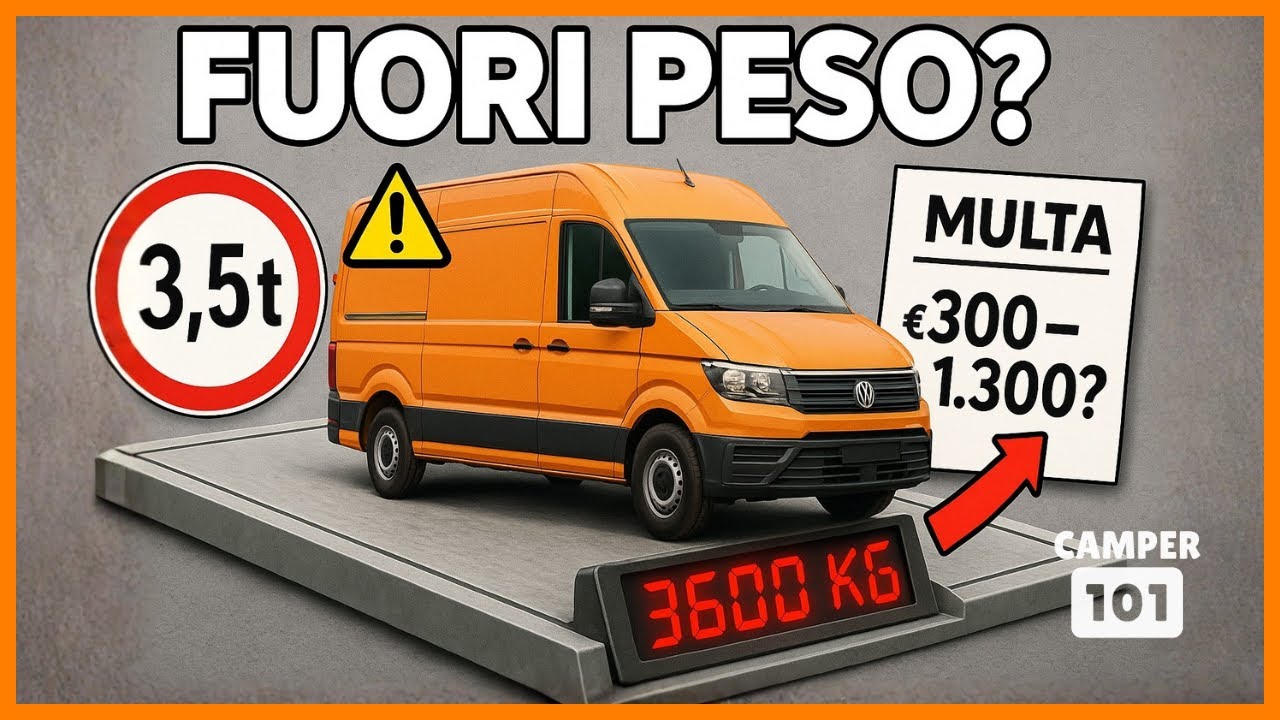Peso Camper: Regole e Multe per Sovrappeso in Italia | Camper 101 | Ep. 17