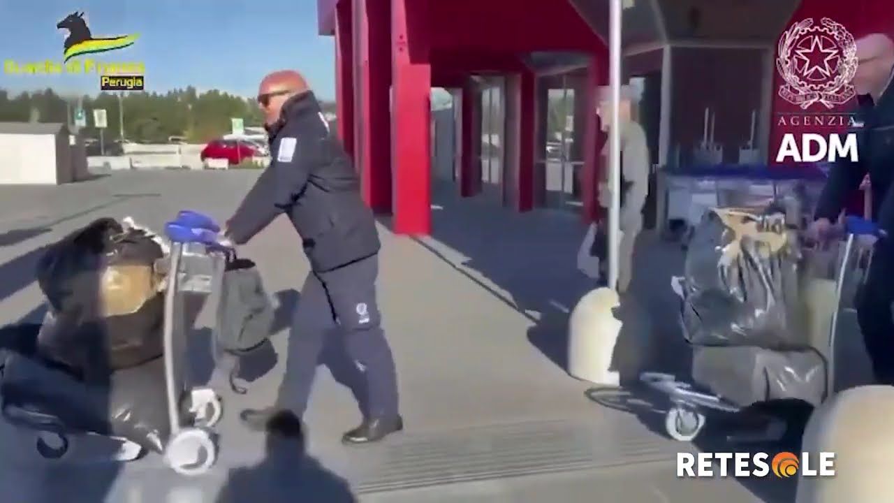 Distrutte le merci contraffatte sequestrate in aeroporto a Perugia