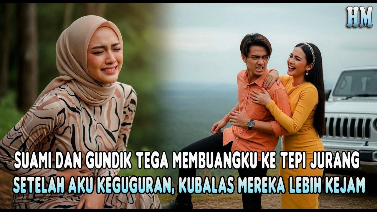 SUAMI DAN GUNDIK TEGA MEMBUANGKU KE TEPI JURANG SETELAH AKU KEGUGURAN, KUBALAS MEREKA LEBIH KEJAM❗