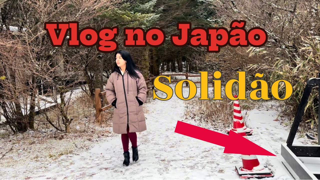 Vlog no Japão/ rotina/ neve/ solidão
