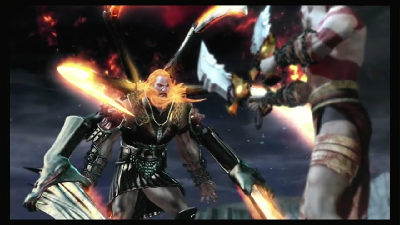 God of War 1 - Kratos vs Ares Boss Fight