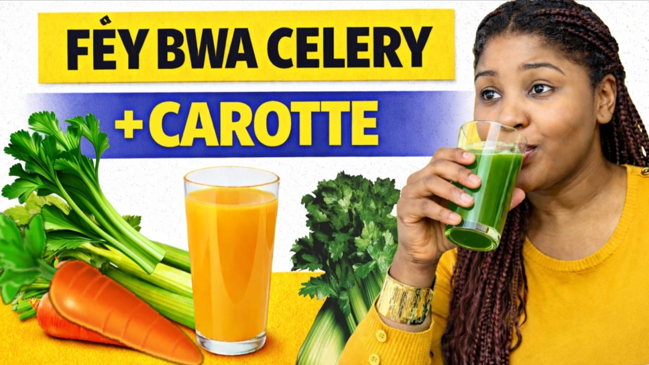 Celery + Carotte !Èske w konnen kisa l ka fè pou ou ? 😱