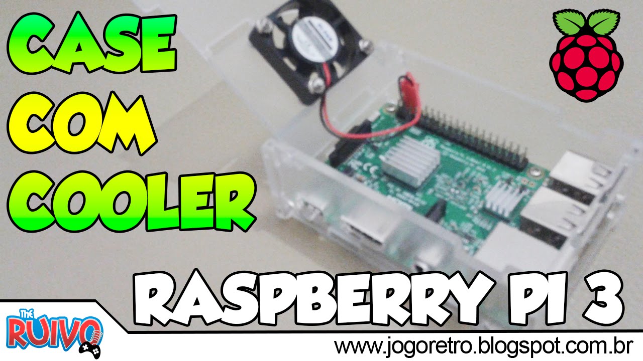 Case com Cooler para Raspberry Pi 3 (MERCADO LIVRE)