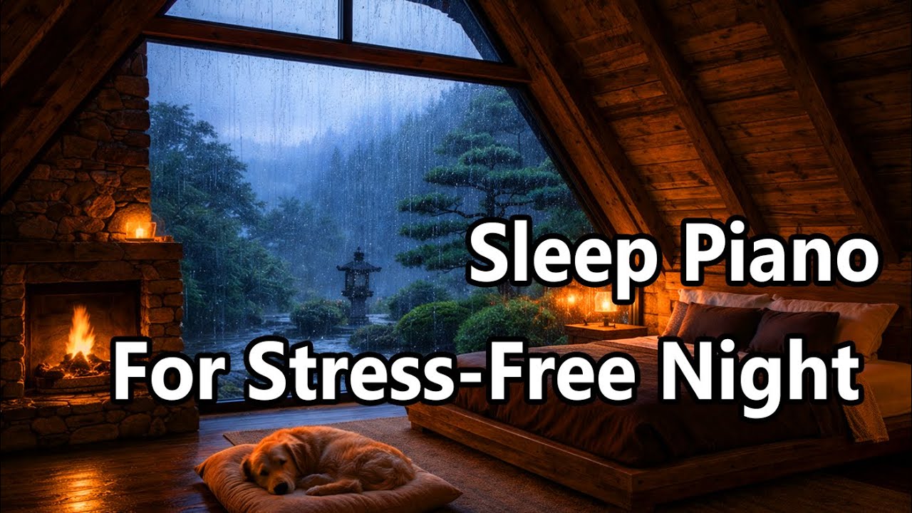 Sleep Piano Music For Deep Night Rest  | 静かな思考のためのスリープピアノ音楽