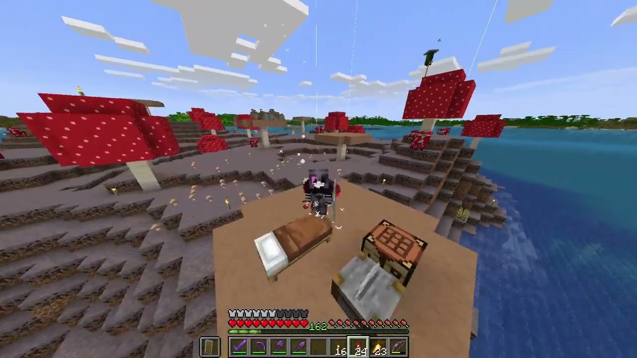 Let's Play Minecraft Episode 155: Building A Giant Bridge