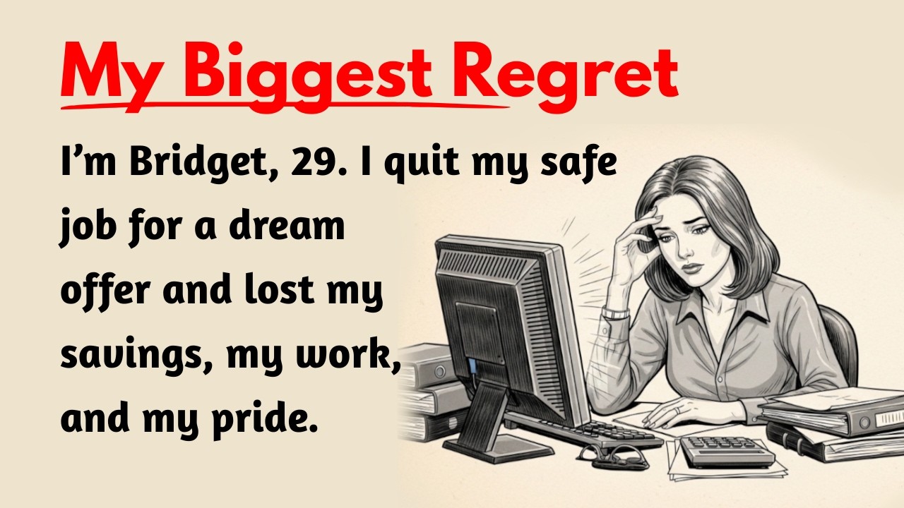 Learn English through Stories Level 3 🤌 My Biggest Regret | English Listening Practice