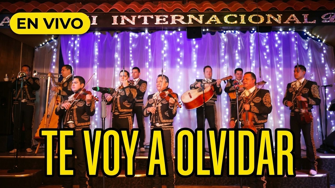 MARIACHI INTERNACIONAL DE MEXICO- Te voy a olvidar.