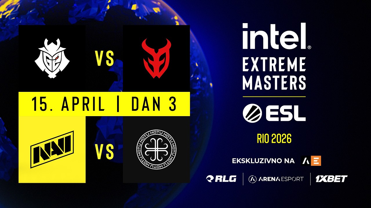 IEM RIO 2026 - G2 Esports vs 3DMax | NaVi vs HOTU