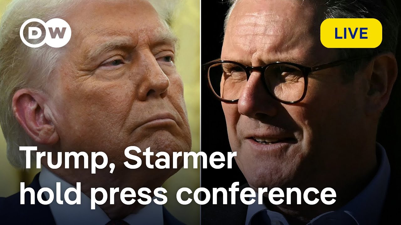 US President Trump and British PM Starmer hold press conference | DW News