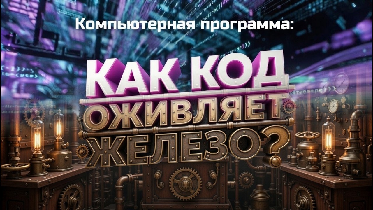 Компьютерная программа: Как код оживляет железо? Программирование, Начинающим, Python