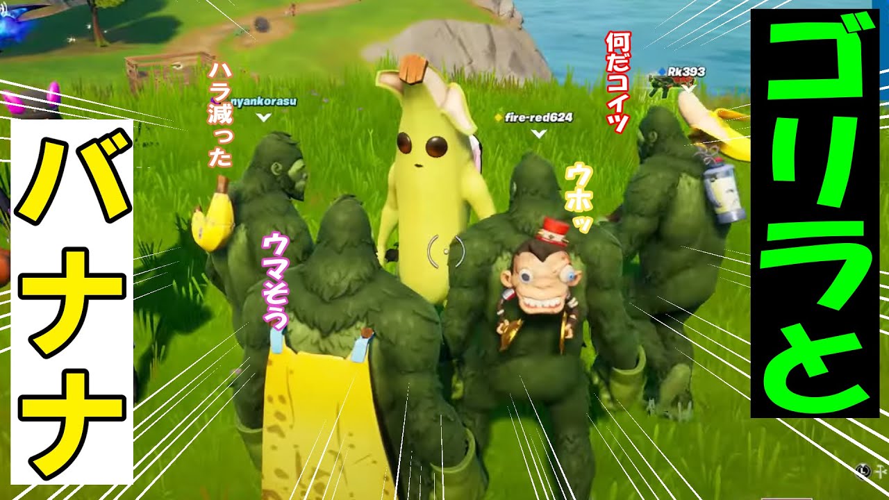 【切り抜き】ゴースティングのバナナをしばくゴリラ一味