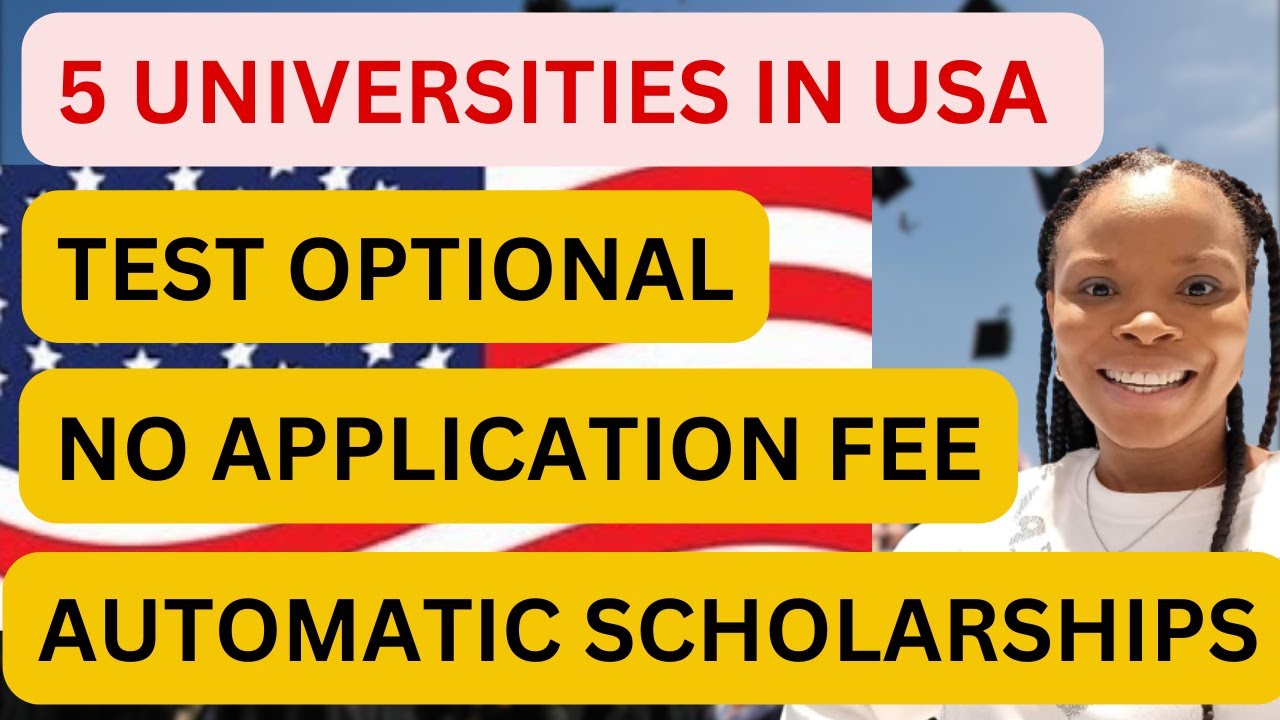 5 Universities in USA with NO APPLICATION FEE + Automatic Scholarships