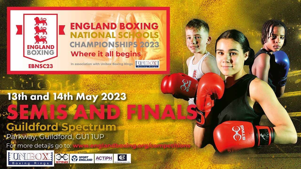 England Boxing National Schools Championships 2023 -  Finals (day two) Ring B