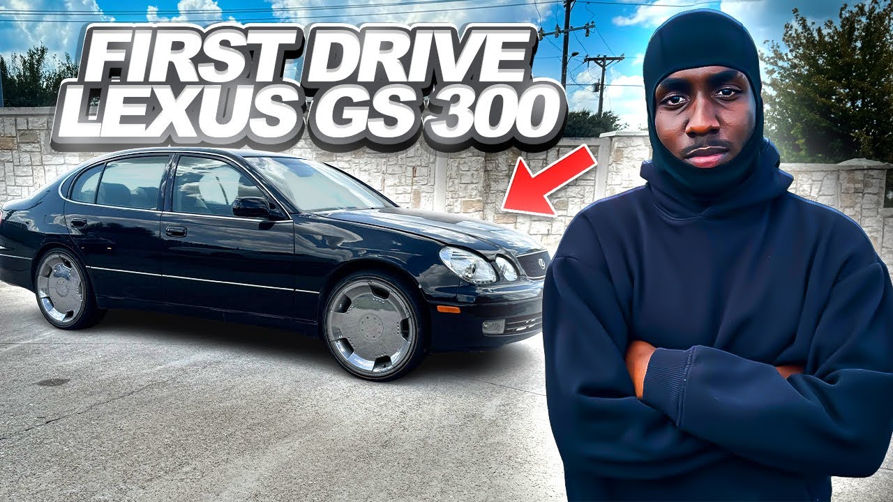 FIRST DRIVE IN MY DAD LEXUS GS300 on 20s