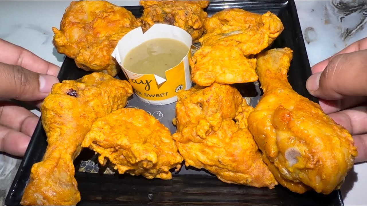 Simple & fried chicken at home recipes. 
