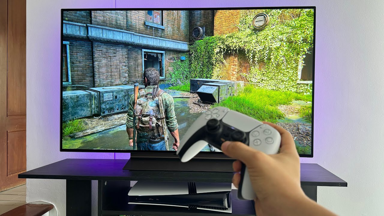 LG OLED C4 + The Last Of Us Part 1 PS5 Pro Gameplay 4K 120 Fps HDR